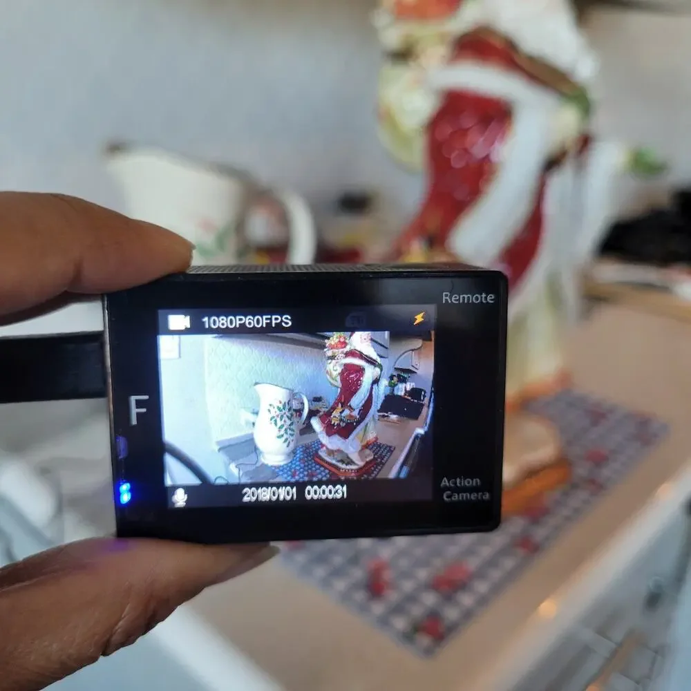 Dragon Touch 4K Action Camera Vision 3 Underwater Waterproof Sports